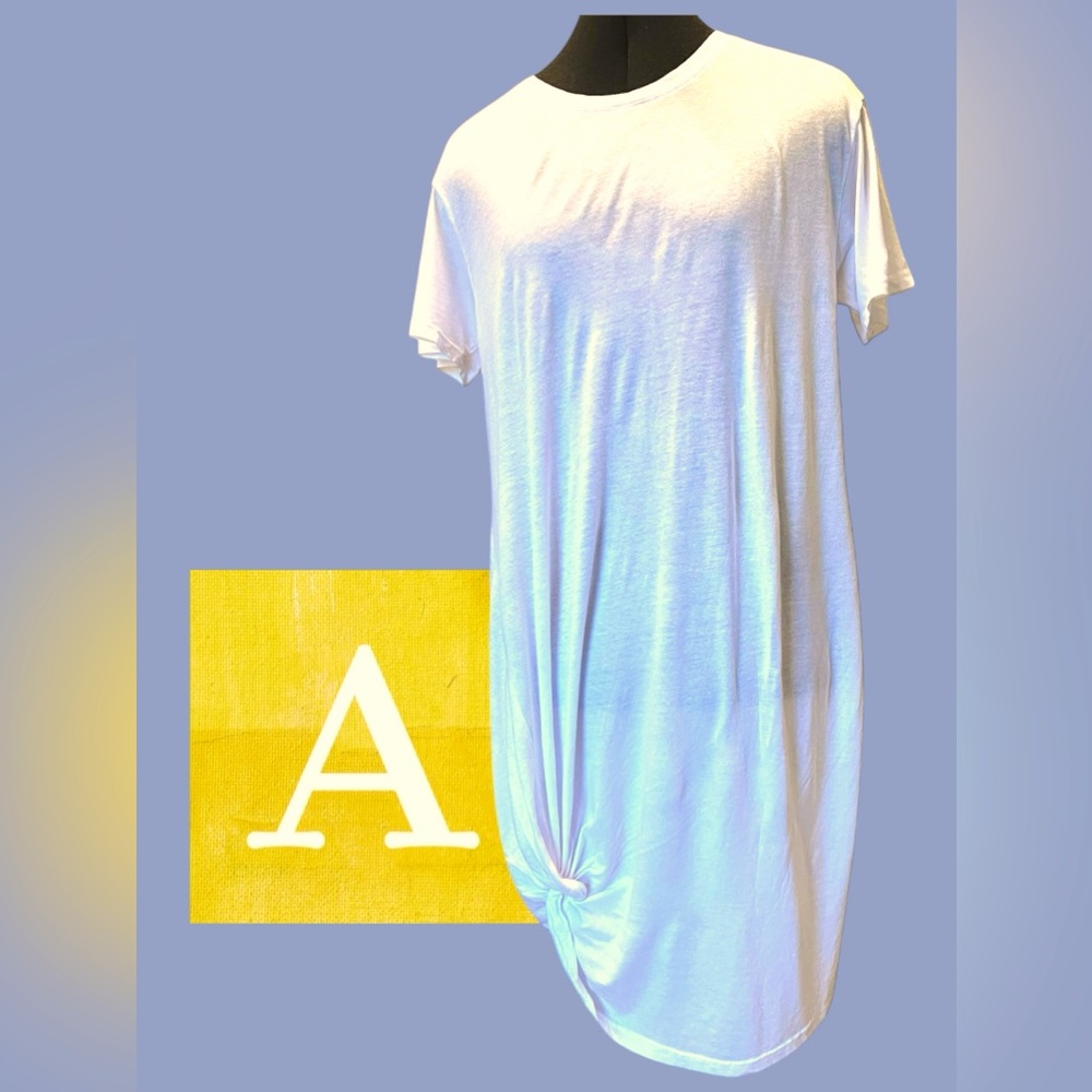 Sundry Side-twist Tee Dress NWT Size 2 / Medium MSRP $138